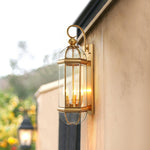 Retro European Brass Wall Light