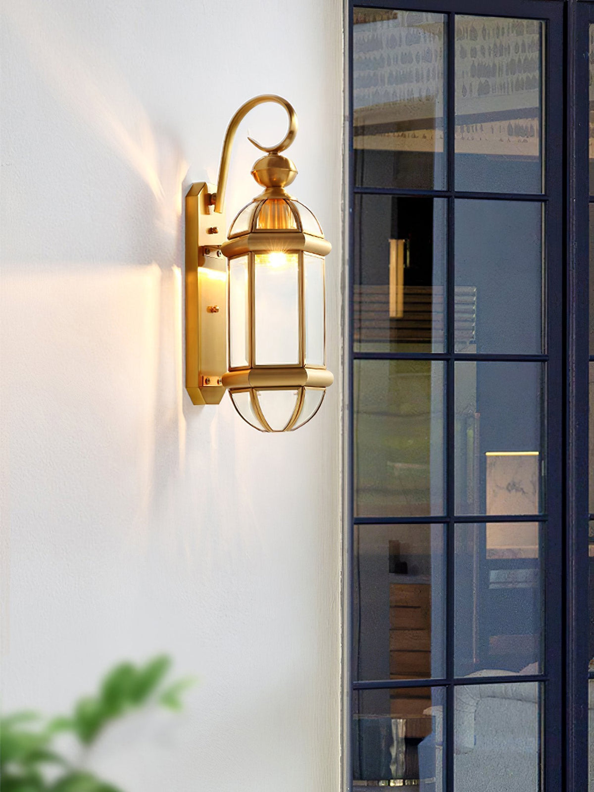 Retro European Brass Wall Light