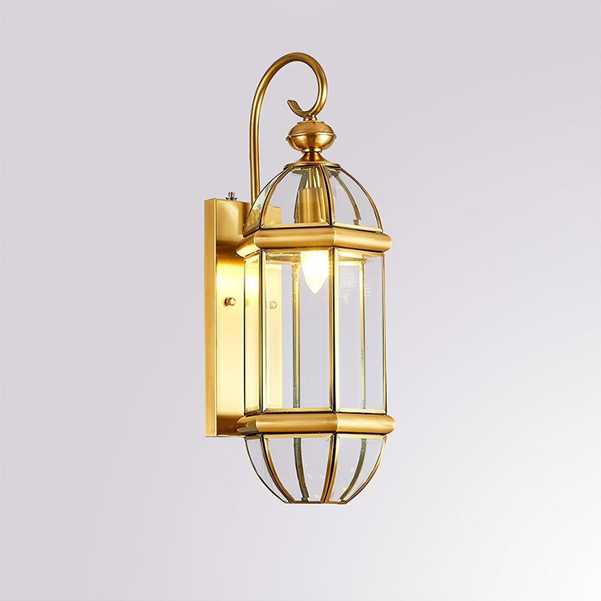 Retro European Brass Wall Light
