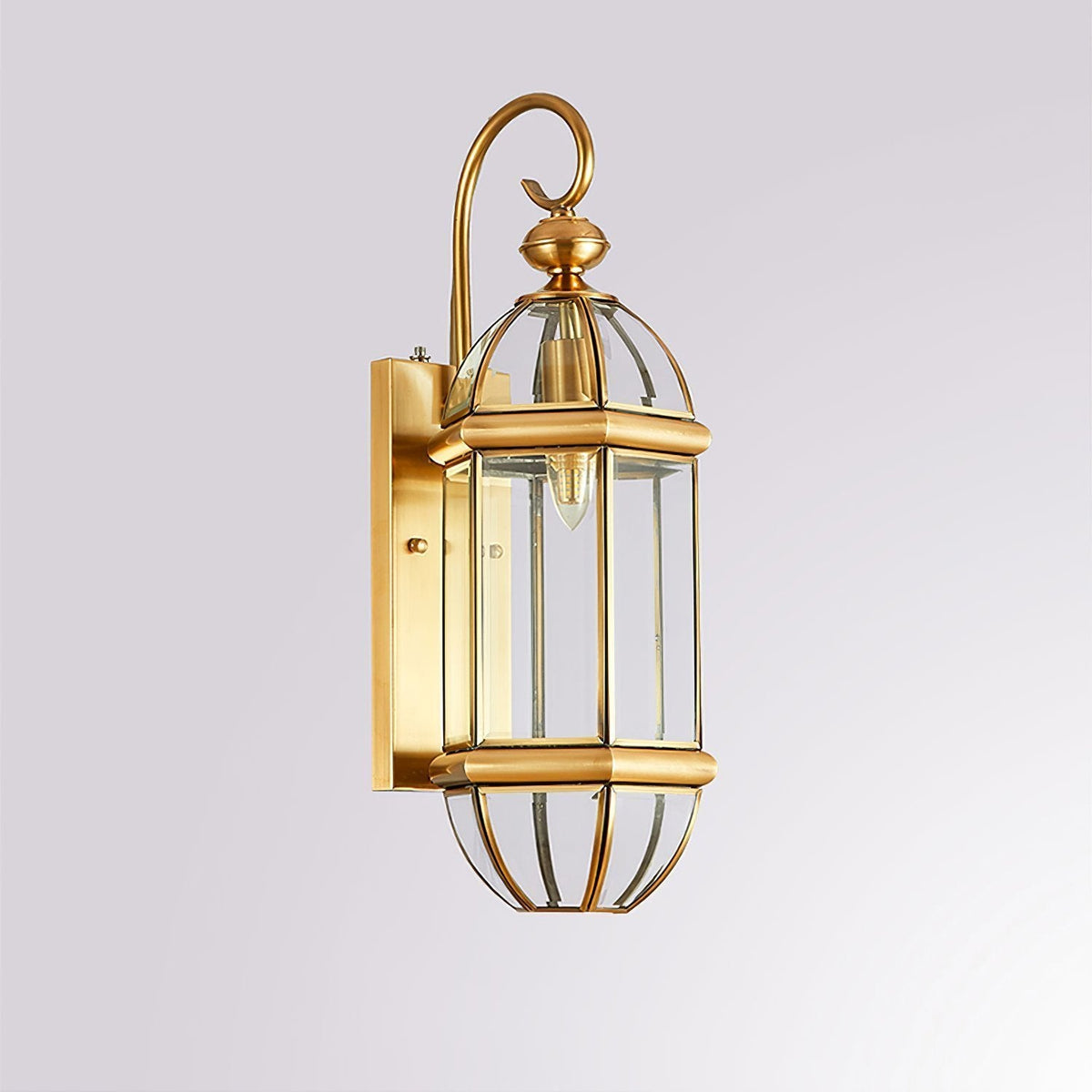 Retro European Brass Wall Light