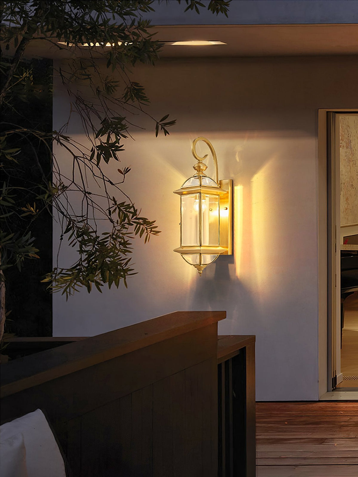 Retro European Brass Wall Light