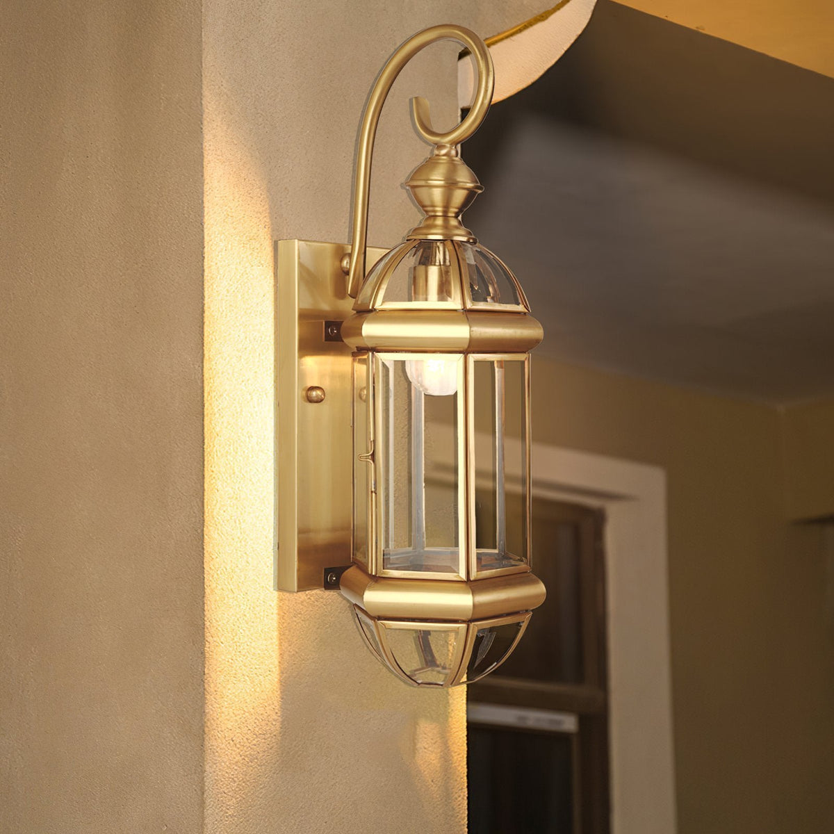 Retro European Brass Wall Light