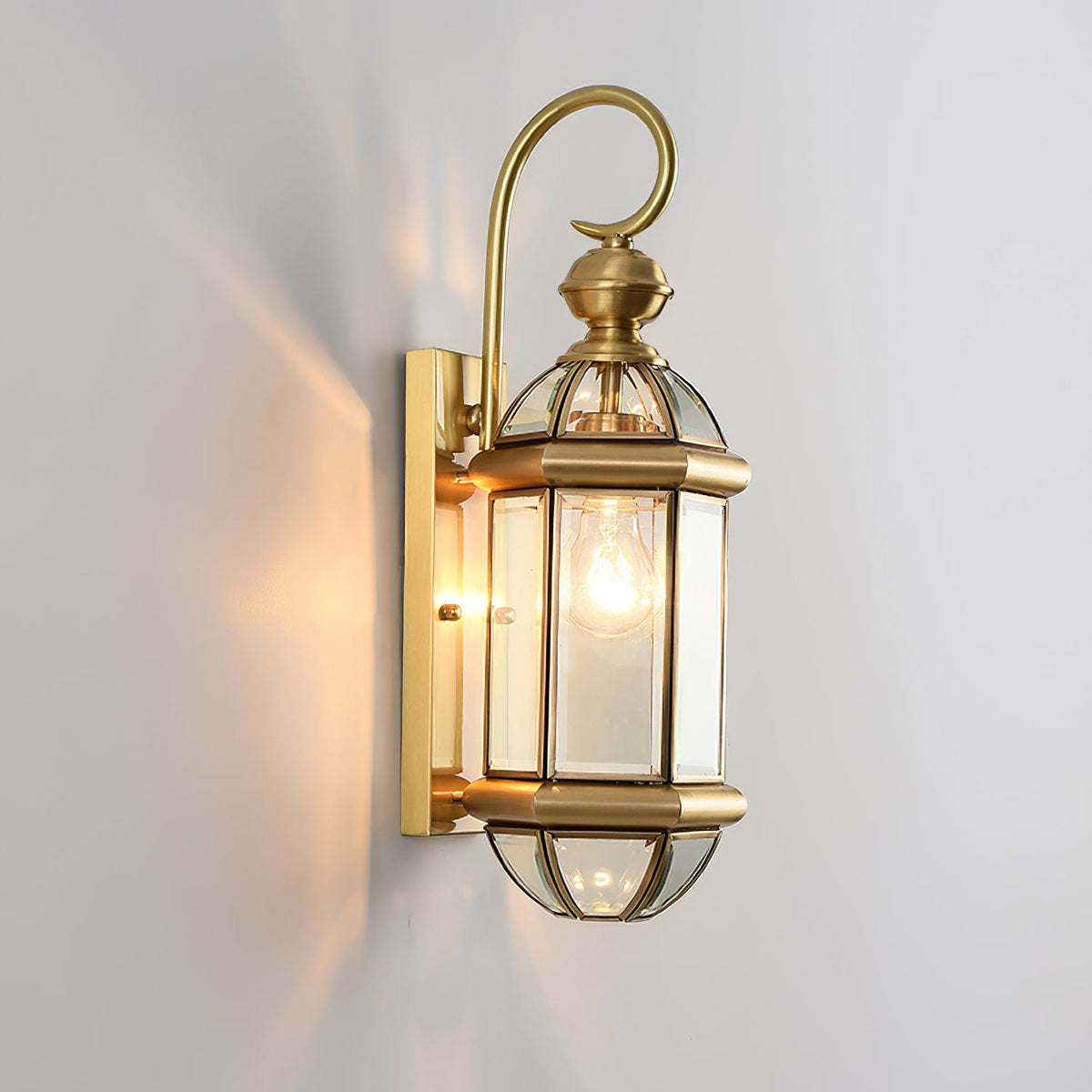 Retro European Brass Wall Light