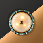 Retro Floral Resin Recessed Ceiling Light