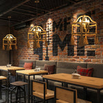 Artisan Hemp Rope Pendant Light with Iron Frame – Nordic Retro Ceiling Lamp