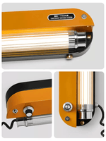 Marlo Plug-In Wall Sconce with Integrated LED – Amber Orange or Chrome