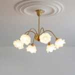 Retro Pastoral Flower Chandelier