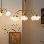 Retro Pastoral Flower Chandelier