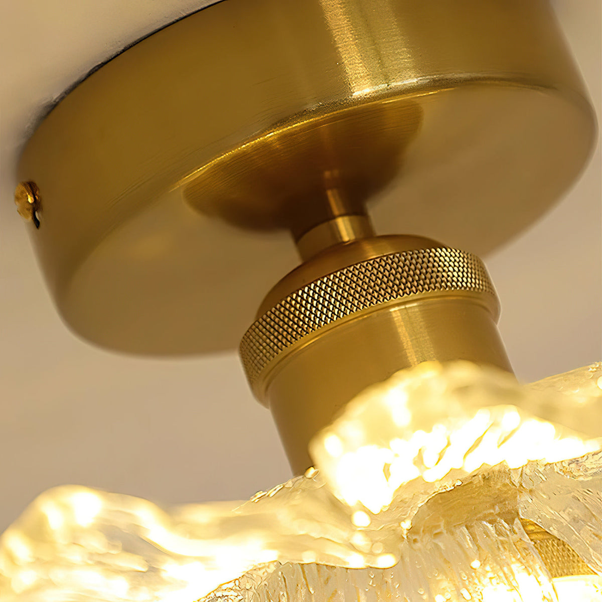 retro-petal-ceiling-light