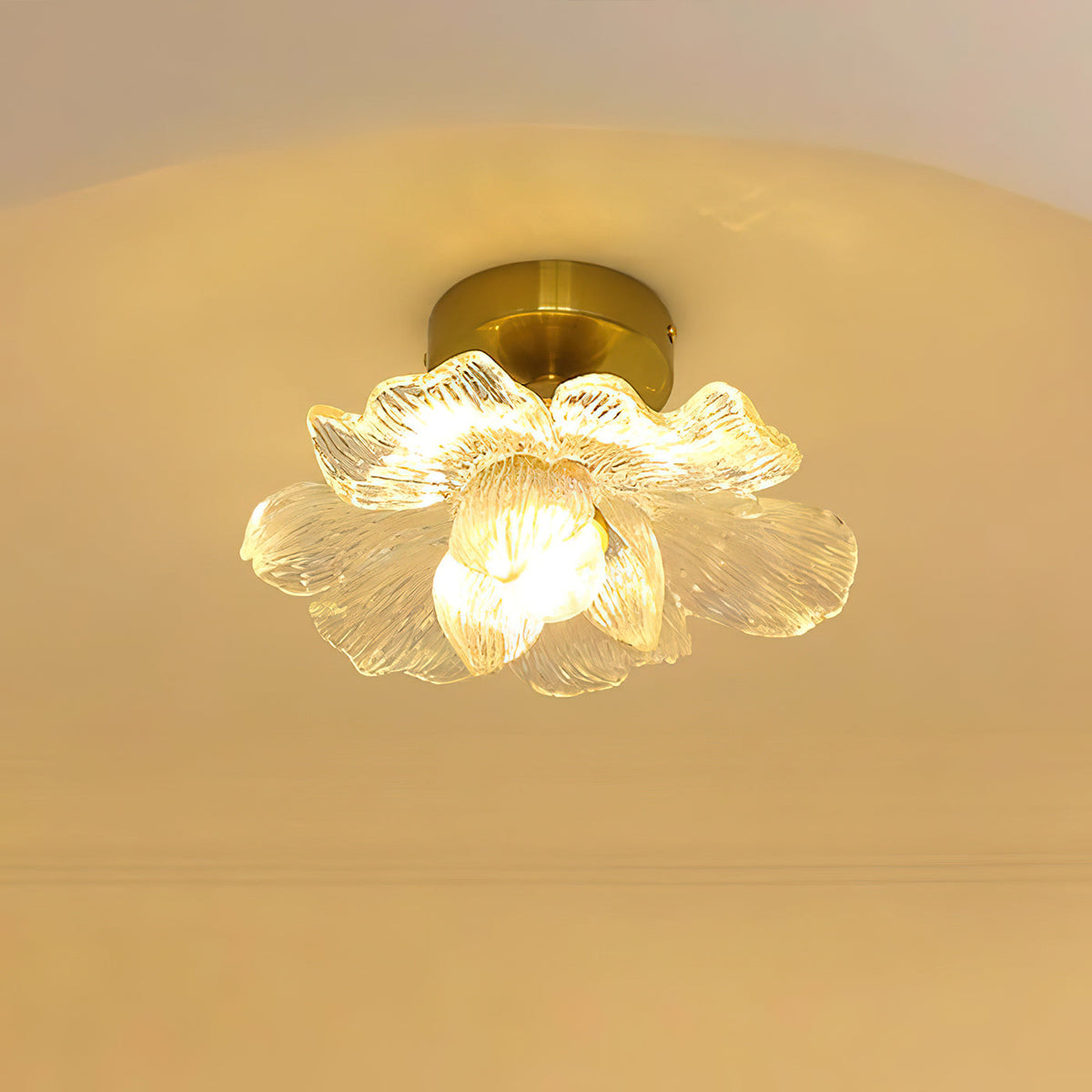retro-petal-ceiling-light