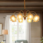 Retro Petal Chandelier