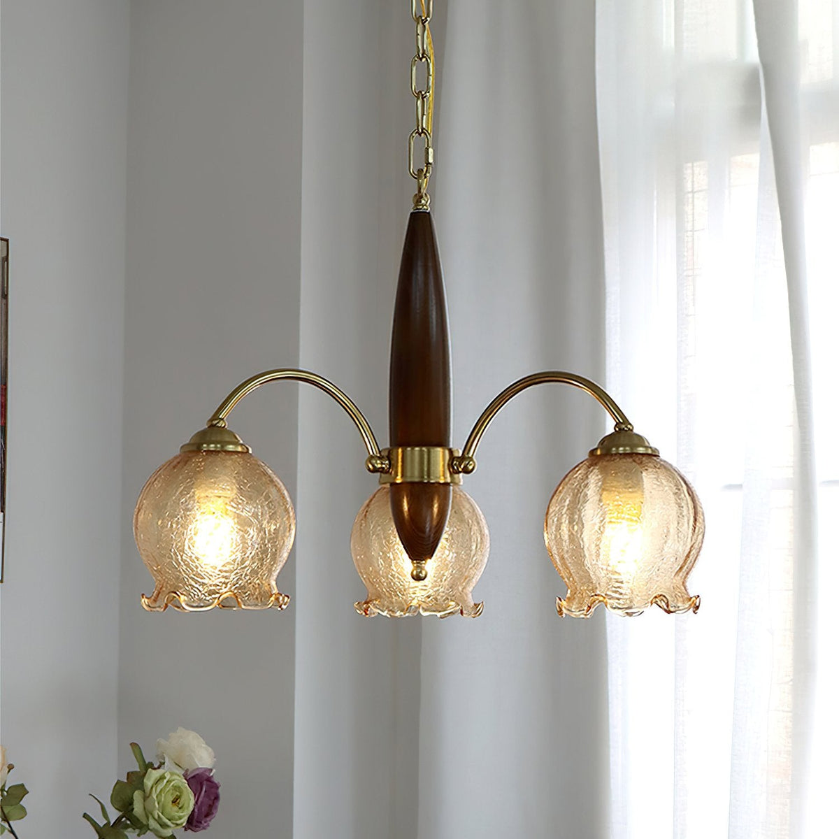 Retro Petal Chandelier