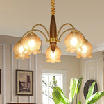 Retro Petal Chandelier