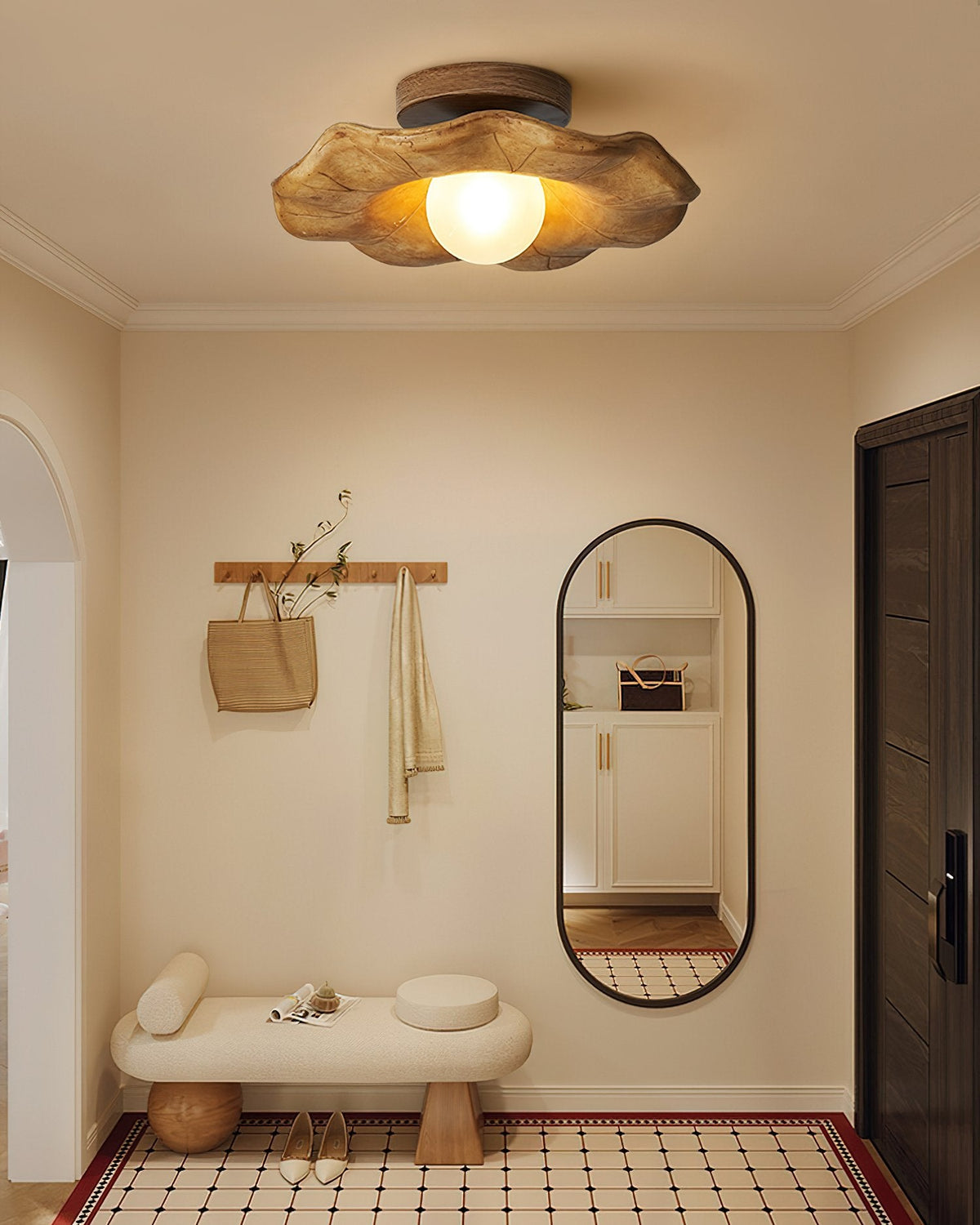 Retro Resin Ceiling Lamp