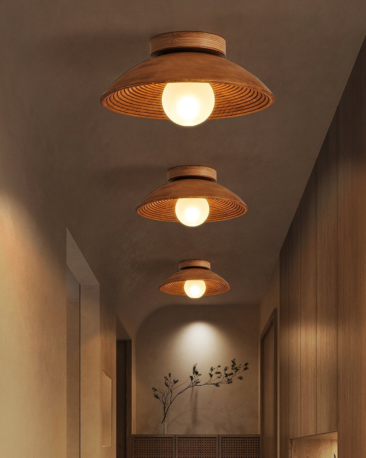 Retro Resin Ceiling Lamp