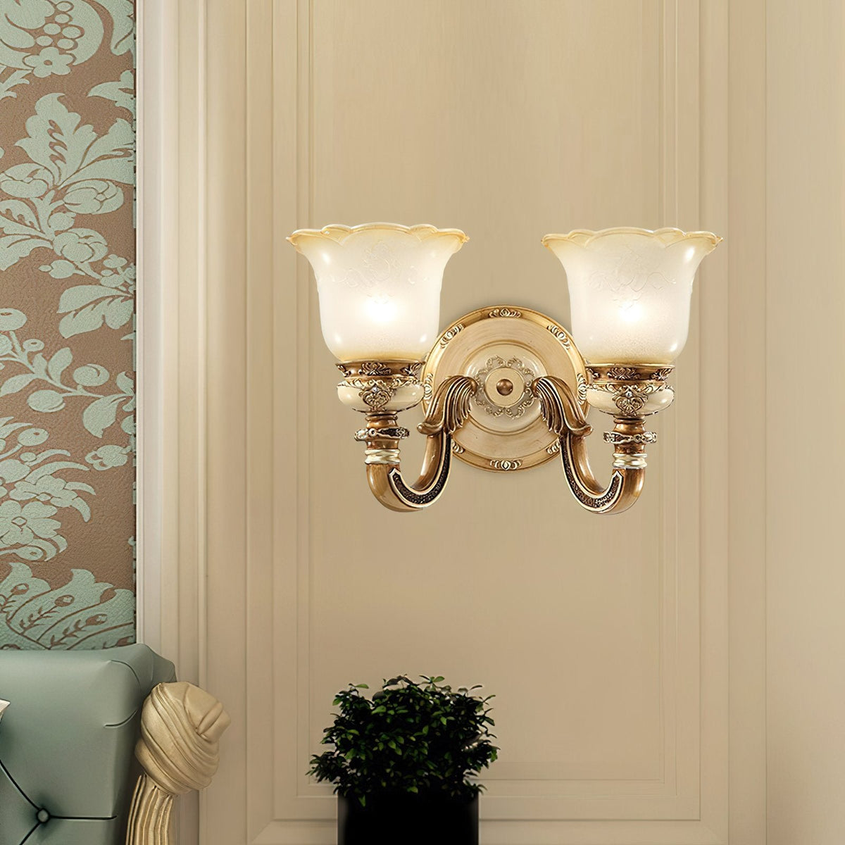 Retro Resin Wall Lamp