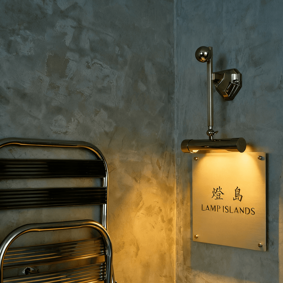 Retro Revival Wall Sconce in Polished Chrome for Vintage-Inspired Interiors