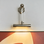 Retro Revival Wall Sconce in Polished Chrome for Vintage-Inspired Interiors