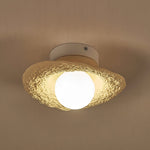 Retro Straw Hat Ceiling Lamp