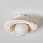 Retro Straw Hat Ceiling Lamp