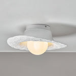Retro Straw Hat Ceiling Lamp