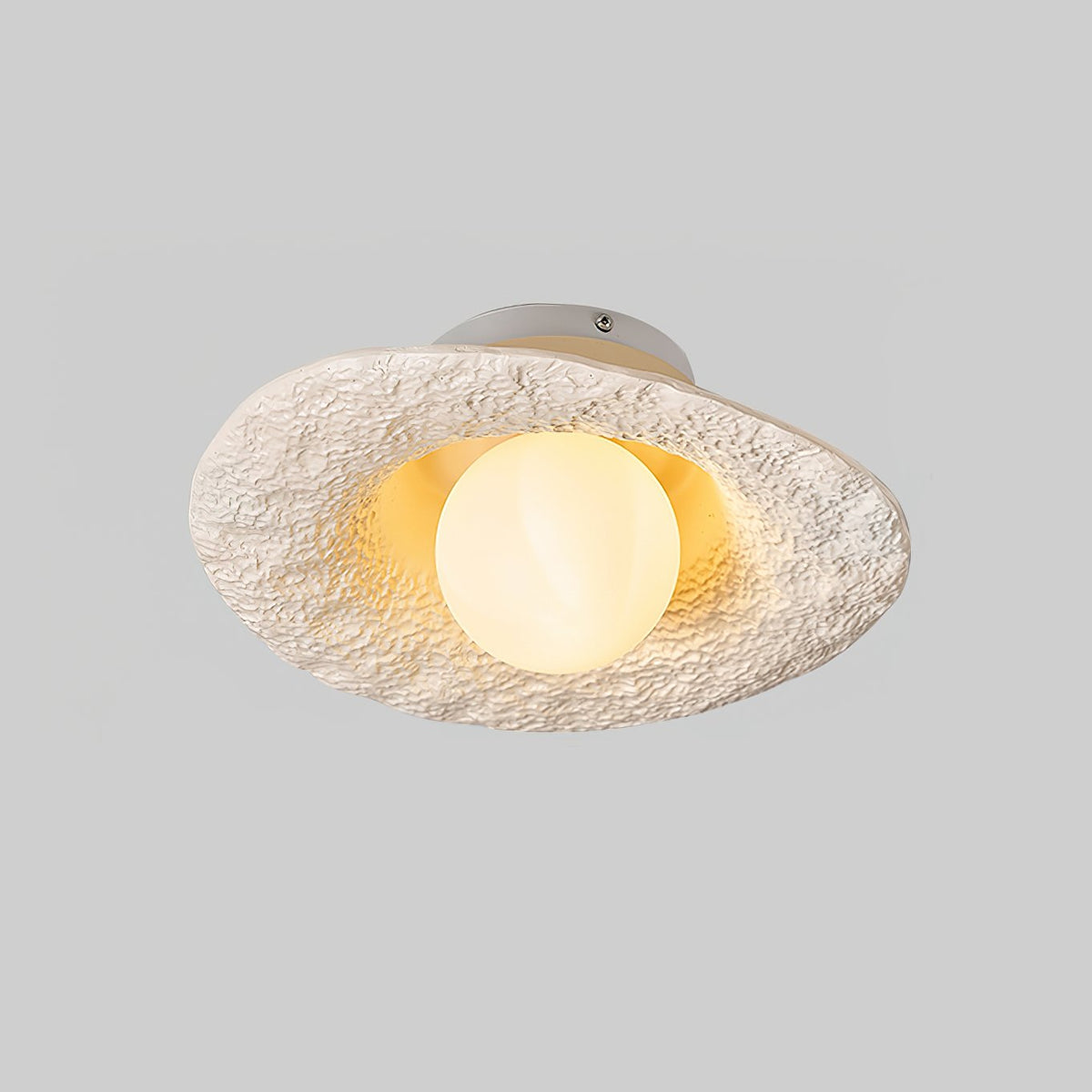 Retro Straw Hat Ceiling Lamp