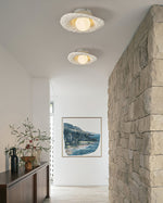 Retro Straw Hat Ceiling Lamp