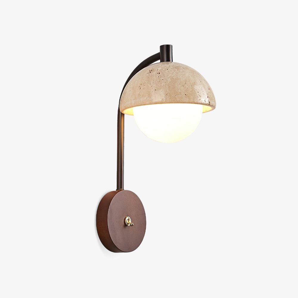 Retro Travertine Wall Lamp