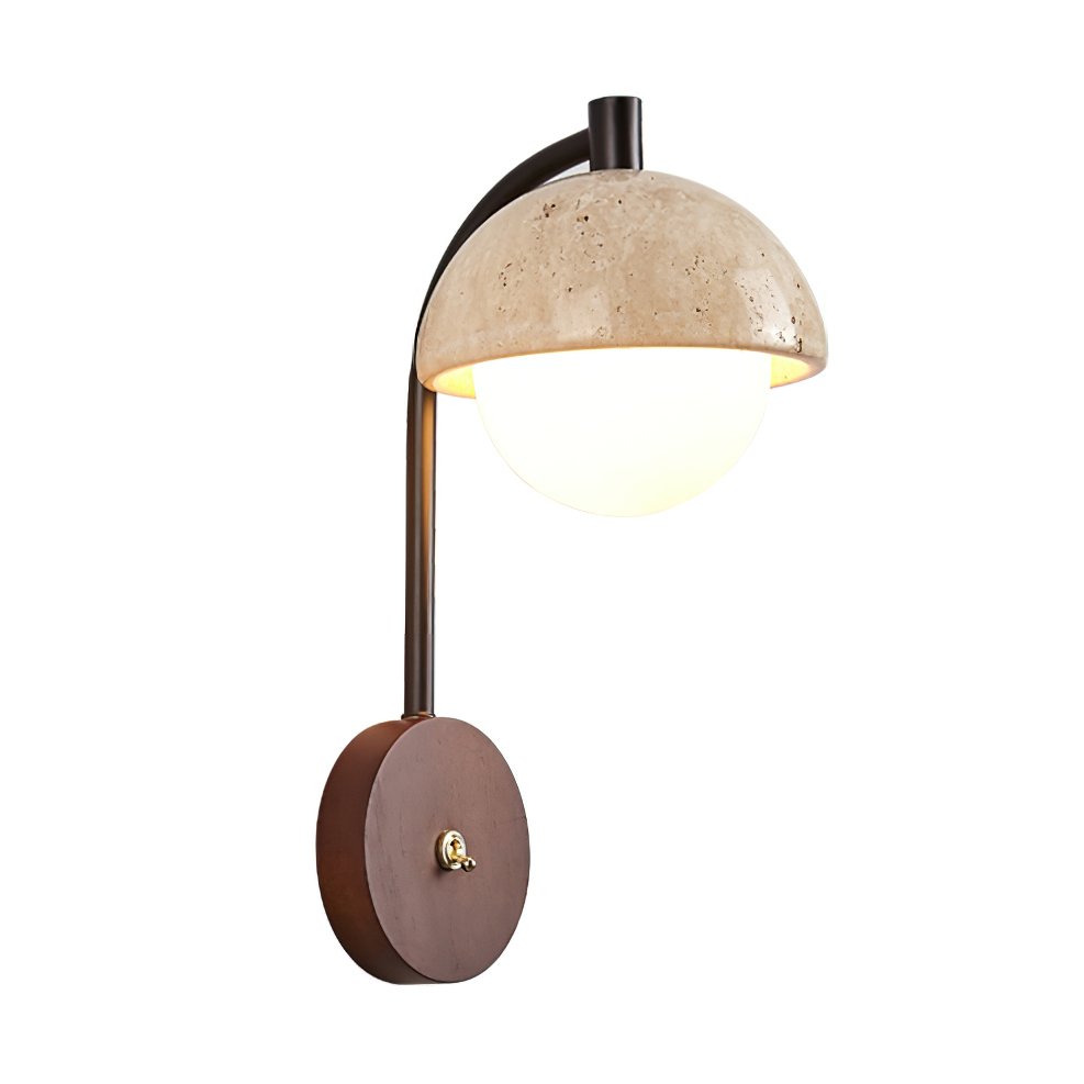 Retro Travertine Wall Lamp