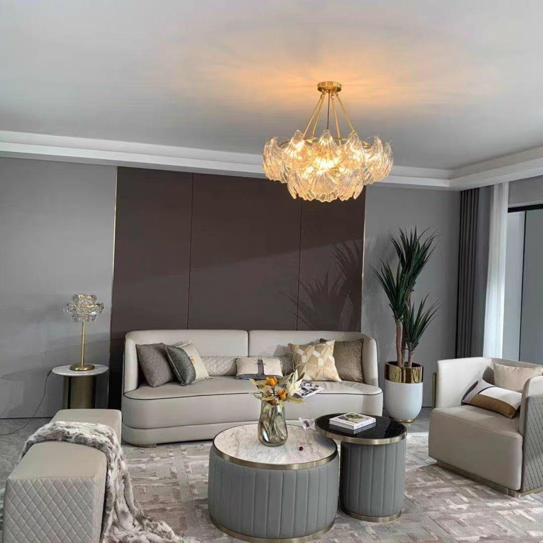 Ribbed Shell Ceiling Light
