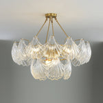 Ribbed Shell Ceiling Light