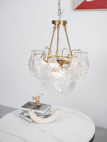 Ribbed Shell Ceiling Light