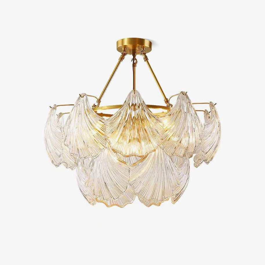 Ribbed Shell Ceiling Light