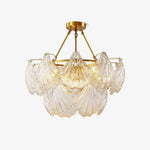 Ribbed Shell Ceiling Light