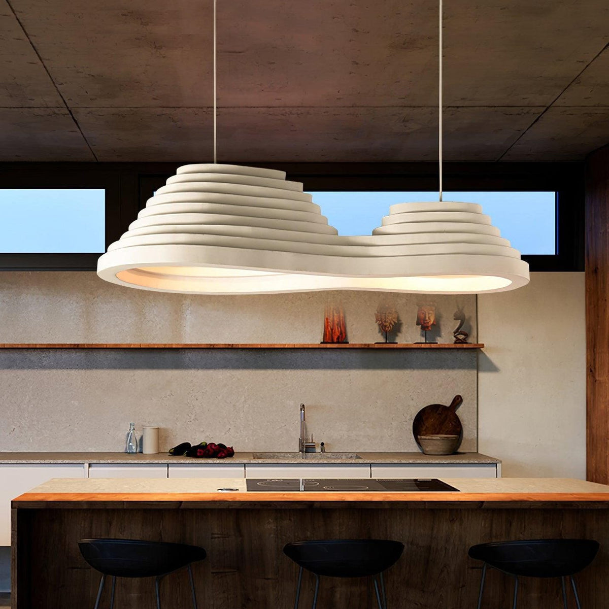 Rice Field Acoustic B Pendant Light