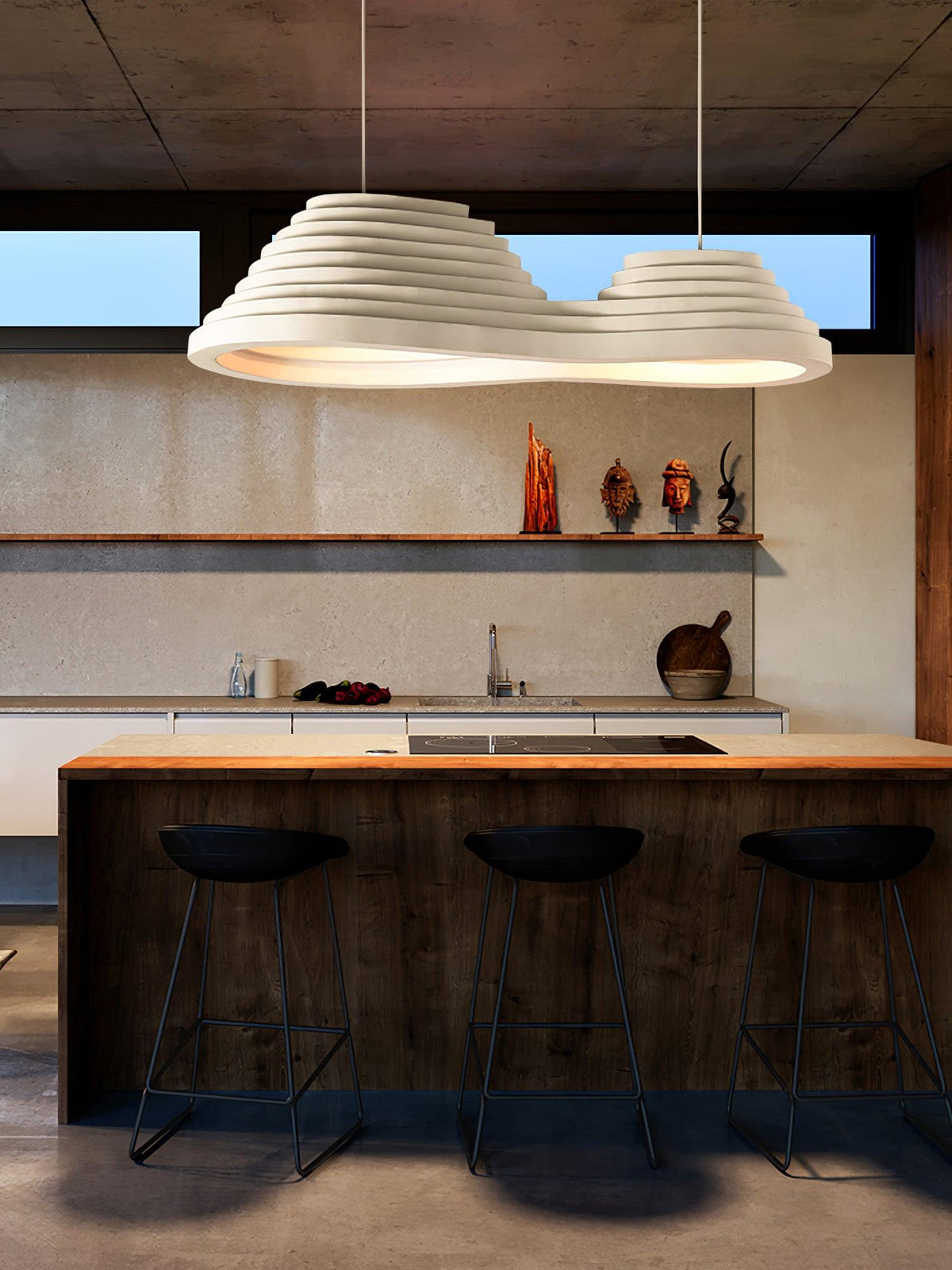 Rice Field Acoustic B Pendant Light