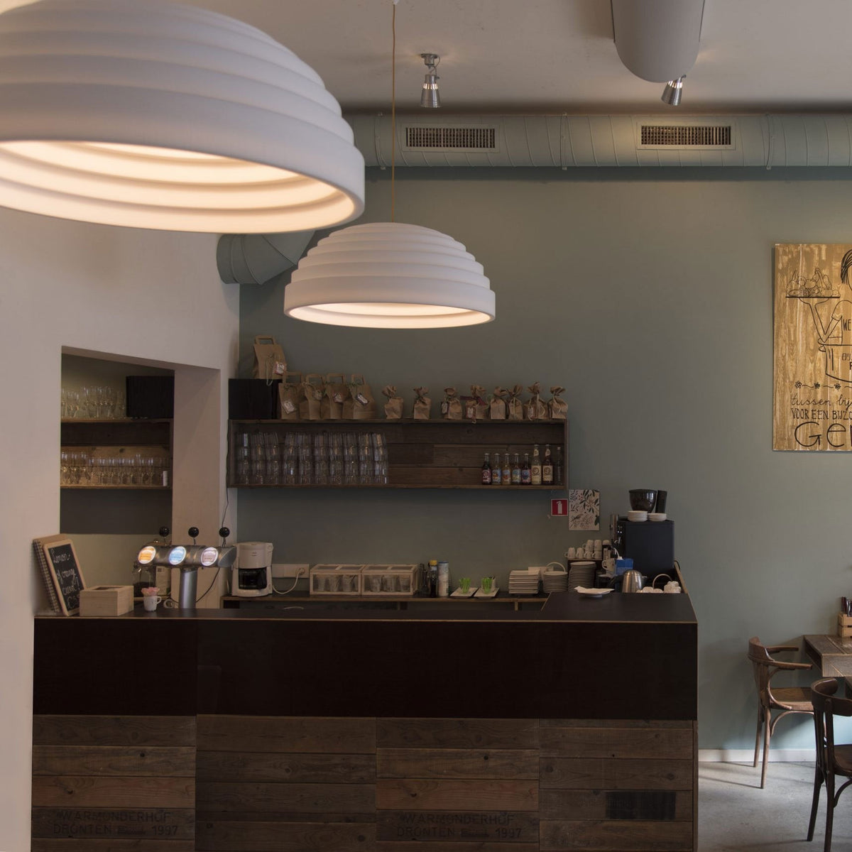 Rice Field Acoustic Pendant Light