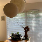 Handmade Mulberry Paper Pendant Light – Mid-Century Modern Washi Shade