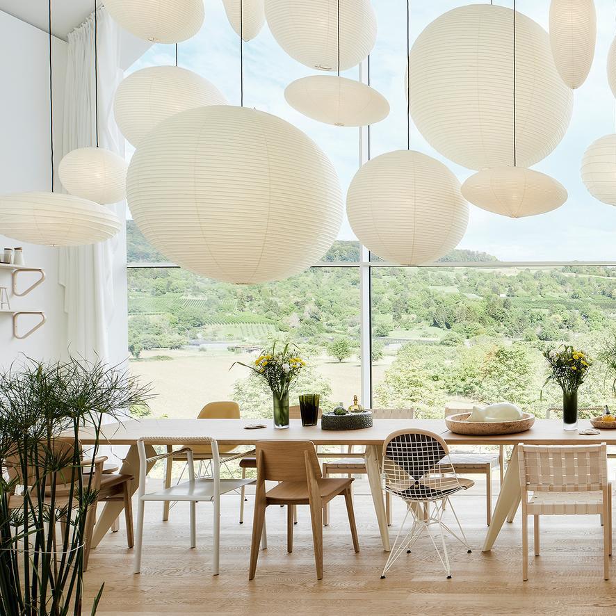 Handmade Mulberry Paper Pendant Light – Mid-Century Modern Washi Shade