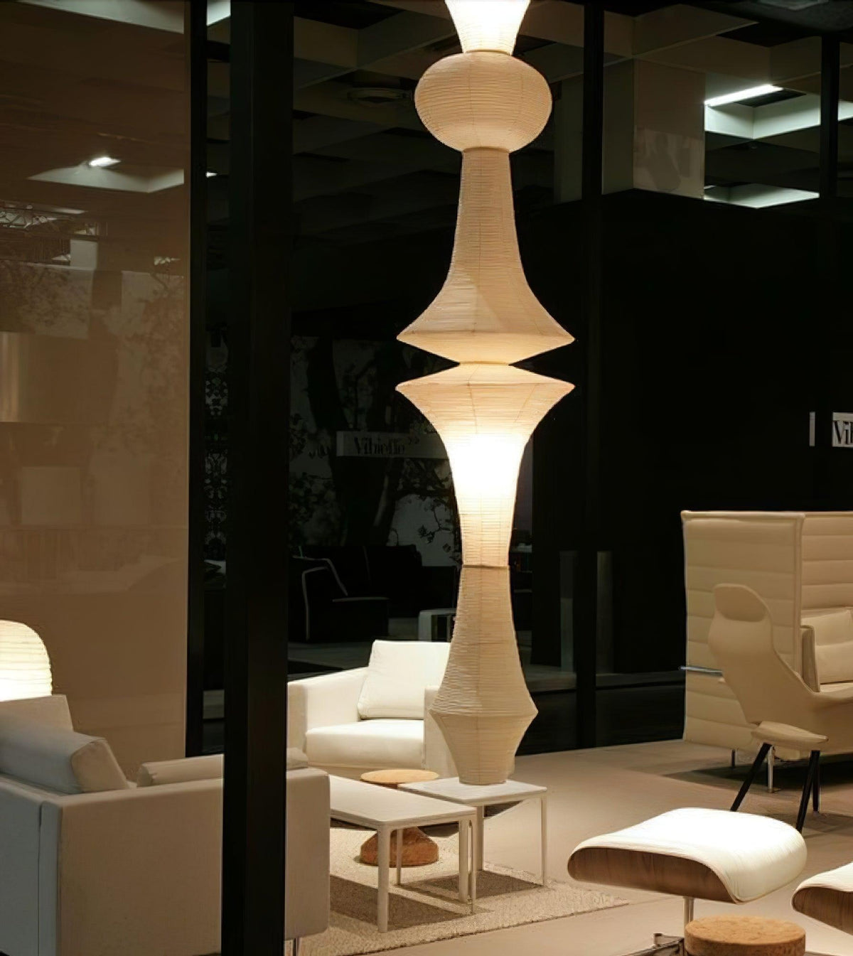 Rice Paper E Pendant Light
