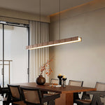 Rillwood Beam Linear LED Pendant Light for Kitchen Island and Dining Room