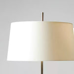 Rilume Table Lamp – Brushed Nickel Fabric Shade for Modern Interiors