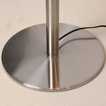 Rilume Table Lamp – Brushed Nickel Fabric Shade for Modern Interiors