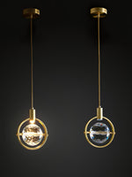 Ring Crystal Pendant Light