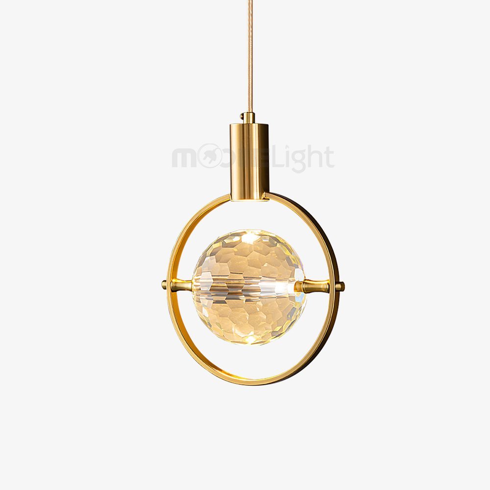 Ring Crystal Pendant Light