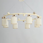 Ring Glass Cup Chandelier Modern Pendant Light for Dining Room