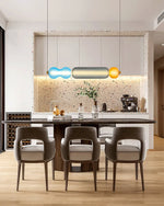 Ripple Glass Pendant Light – Modern LED Hanging Lamp for Dining Room & Living Room
