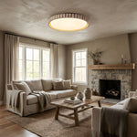 Riva Travertine LED Ceiling Light – Modern Flush Mount for Living Room & Bedroom