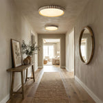 Riva Travertine LED Ceiling Light – Modern Flush Mount for Living Room & Bedroom