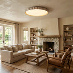 Riva Travertine LED Ceiling Light – Modern Flush Mount for Living Room & Bedroom